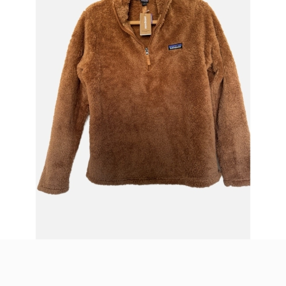Patagonia Tan Fleece Quarter-Zip